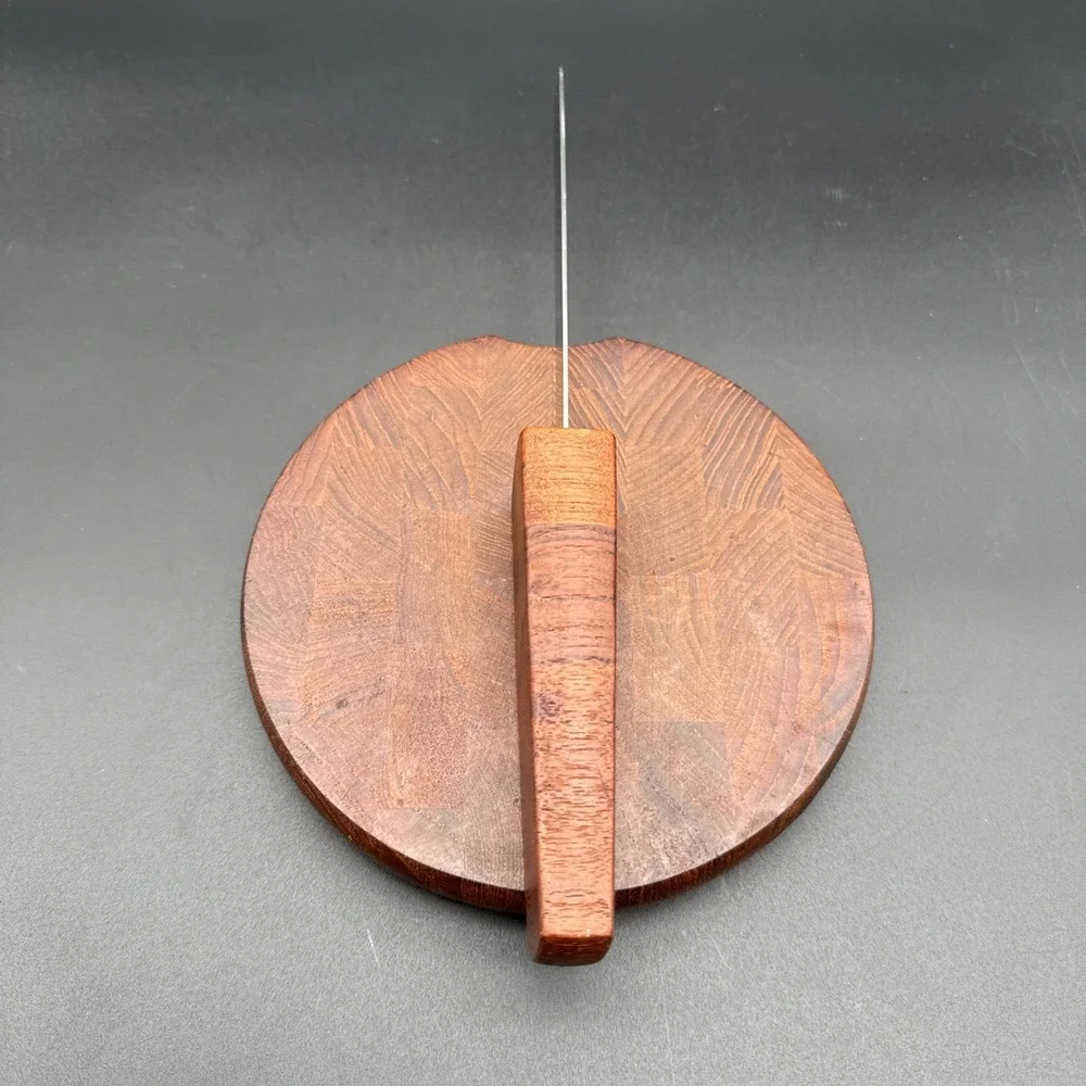 VTG Jens Quistgaard for Dansk Teak Cheese Cutting Board with Built in Knife 11.5
